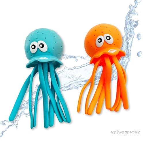 Schildkröt® Octo Buddies, Wassertiere med Wasserbombeneffekt, Wasserspielzeug för barn från 3 Jahren, idealisk pool, bad, Badewanne 4000885702613