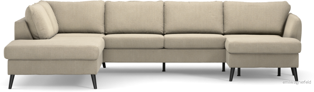 County 3-sits soffa med divan vänster och schäslong höger H8wk1