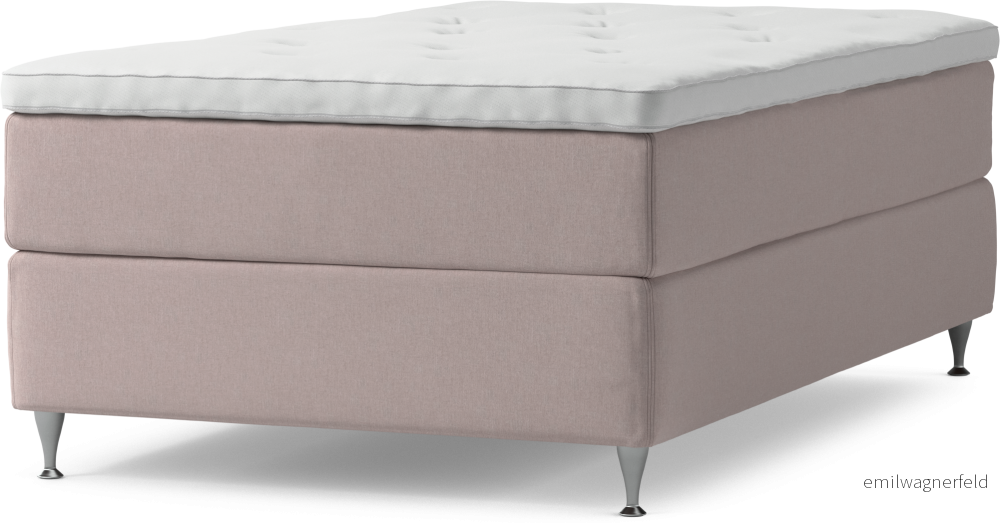 Delux Dream Kontinentalsäng, enkelsäng 120 cm med bäddmadrass och sängben 0vrQI