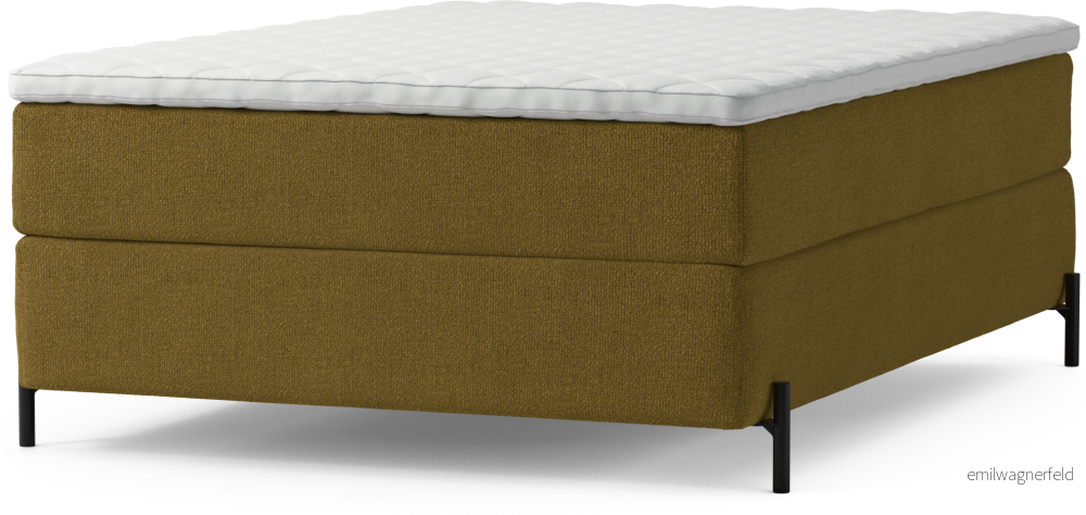 Delux Dream Kontinentalsäng, enkelsäng 140 cm med bäddmadrass och sängben T0tRK