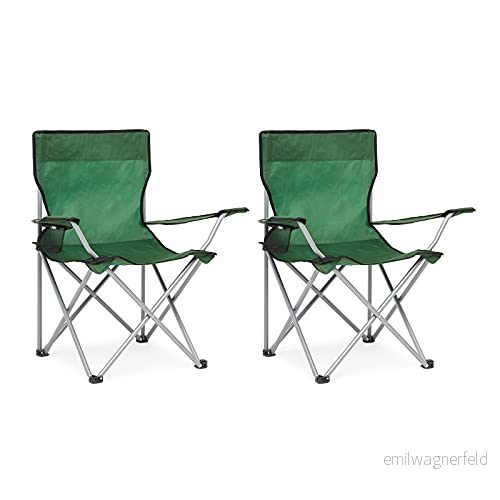 Intimate WM Heart Camping Chair Set 2, Oxfordtyg, grön, en storlek 4260755870174