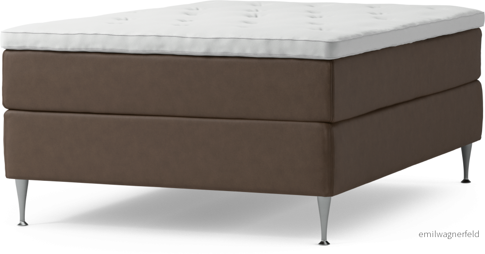 Delux Dream Kontinentalsäng, enkelsäng 140 cm med bäddmadrass och sängben na8hw