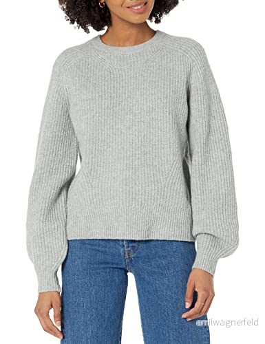 Amazon Essentials damtröja med rund halsringning, ljusgrå ljung, L 196433791629