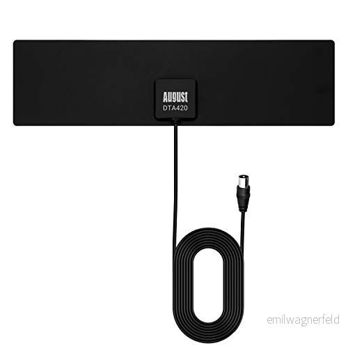 August DTA420 Freeview HD digital TV antenn inomhus hög vinst bärbar DVB T/DVB T2 HDTV DAB radio … 5053047004970