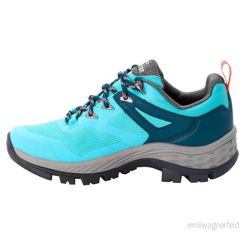 Jack Wolfskin Rebellion Guide Texapore Low W promenadsko, Turkos korall, 42.5 EU 4064993488036 Jack Wolfskin Rebellion Guide Texapore Low W promenadsko, Turkos korall, 42.5 EU 4064993488036