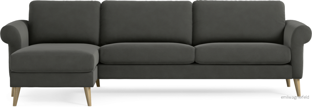 Bridge 3-sits soffa med schäslong vänster IyX4G