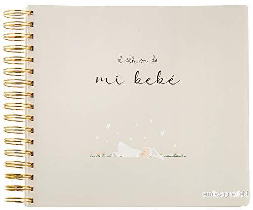 SUSIKO Album Baby Åtgärder 24 x 23 3,4 cm Vikt 560 gr Designad med kärlek i Spanien Varm grå färg Förpackning cellofanpåse 8435616700716