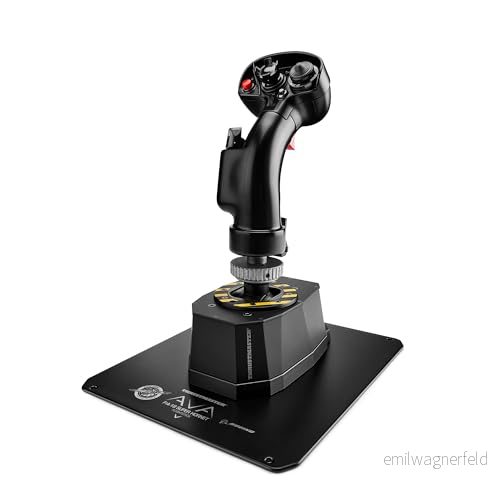 Thrustmaster AVA F/A 18 Super Hornet Flightstick, Modulär Bas för Flygsimulatorjoystick på PC, Replika av Flygspaken i Stridsflygplanet 18C Ingår 3362932915782