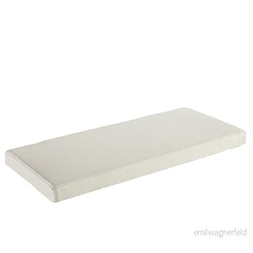 AFEBOO Bänkdyna, 2/3 sits för inomhus och utomhusbruk, mjuk, tvättbar, halkfri sittdyna trädgårdsbänk, hammock, uteplats, kök, matsalsbänk, gungstol, anpassbar (beige, 100 x 55 5 cm) 8451767124058