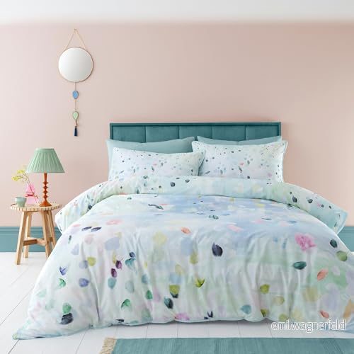Appletree Style Alfresco 100% bomull påslakanset enkelsäng i ankägg 5056387787237