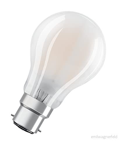 OSRAM Superstar dimbar LED lampa med särskilt hög färgåtergivning (CRI90), B22d bas, frostat glas ,Kallvitt (4000K), 1521 Lumen, ersätter 100W belysningsmaterial dimbar, 1 Pack 4058075602717