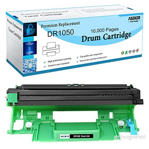 ASEKER Kompatibel DR 1050 DR1050 Trumma för Brother HL 1110, 1112, 1210W 1212W DCP 1510, 1512, 1610W, 1612W, MFC 1810, 1910W, skrivare 655746152263