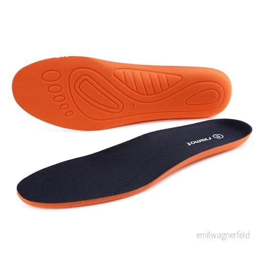 riemot innersulor för kvinnor och män, mjuka skoinlägg, komfort, inlägg, sport, arbetsskor, sneakers, stövlar, vandringsskor, marinblå, 39 6975058037022