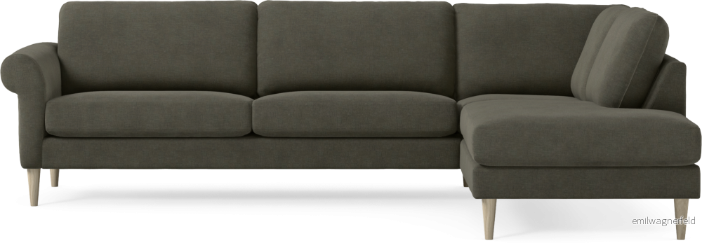 Bridge 3-sits soffa med divan höger LC8y4