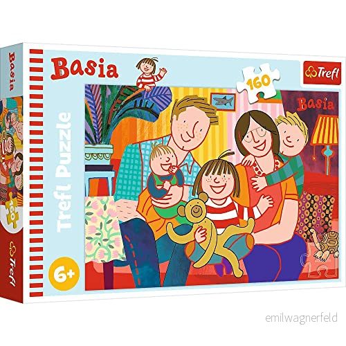 Trefl 15409 Möt Basia 160 delar, för barn från 6 års pussel, färgade 5900511154092