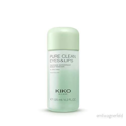 KIKO Milano Pure Clean Eyes&Lips, Two Phase Make Up Remover För Ögon Och Läppar 8059385025438