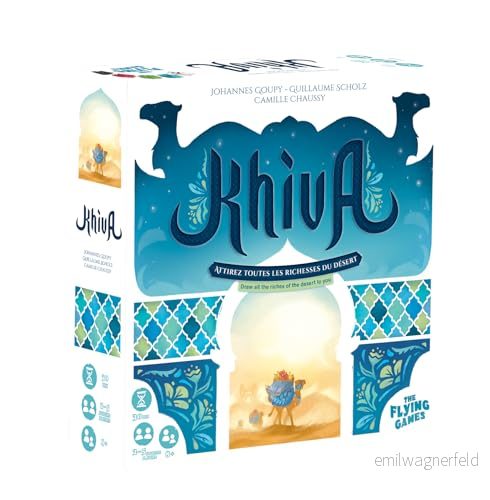 Khiva brädspel Bluff, taktik och reflektion, perfekt för vänner familj, fransk version, 25 spelare från 8 år, The Flying Games Blackrock 3770005902346