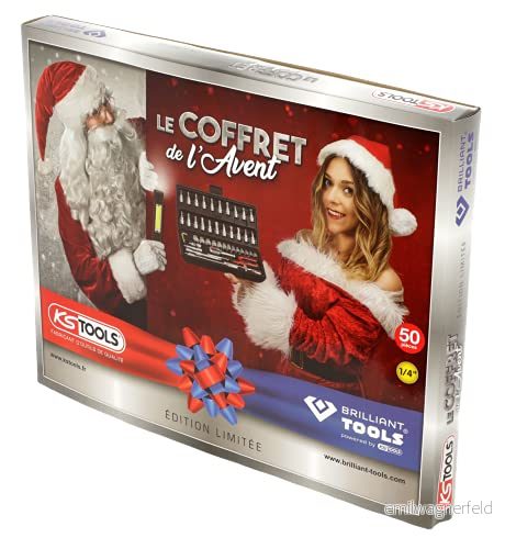 KS TOOLS 999.8887 Adventskalender 50 delar 4042146876824