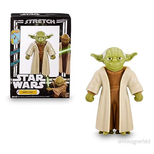 Stretch Star Wars Yoda Mini Docka Stjärnornas krig klassisk filmkaraktär, officiell licens, originalprodukt, samlare, 5 år, berömd (TR408000) 8056379148739