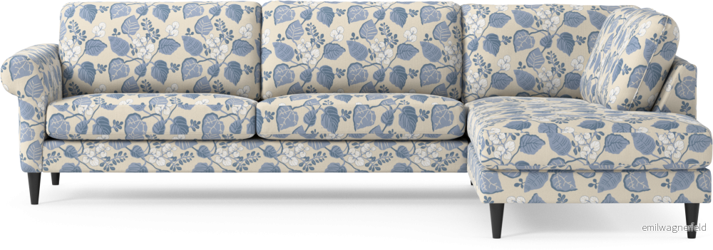 Bridge 3-sits soffa med divan höger 2n1vZ