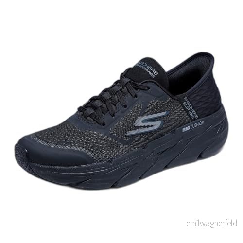 Skechers Slip ins Max Cushion Premier Ascendant sneakers för män, svart, 41.5 EU bred 196642531061
