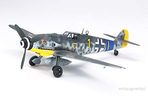 TAMIYA TAM61117 61117 0.075 tysk Bf109 G 6 knivschmitt, modellbyggsats, hobby, hantverk, limning, modell, montering, omålad 4950344611171