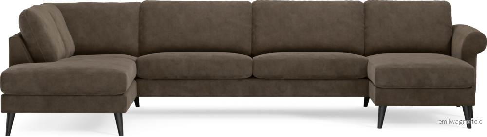 Bridge 3-sits soffa med divan vänster och schäslong höger a1Agm