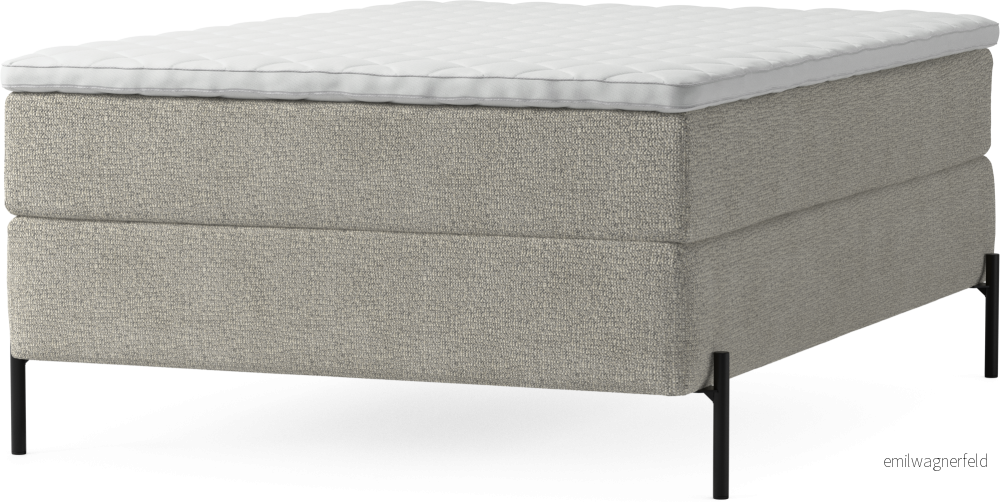 Delux Dream Kontinentalsäng, enkelsäng 140 cm med bäddmadrass och sängben zqyJA