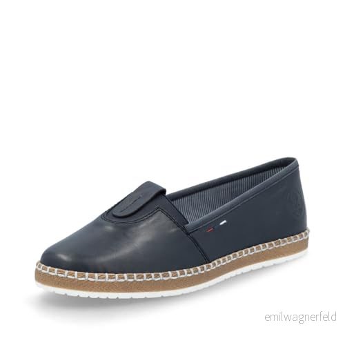 Rieker damtofflor M2261, kvinnor slip on, Blå 14, 42 EU 4060596980502