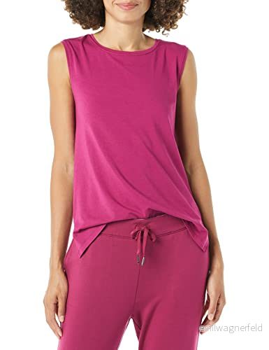 Amazon Essentials Women's Yogalinne i mjuk bomull med standardpassform (finns plusstorlek) (tidigare Core 10), Plommon, M 192912175065