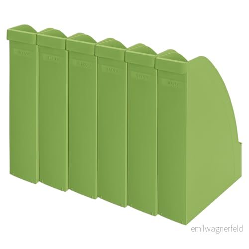 Leitz Tidskriftssamlare, A4, 100% Återvinningsbar, Klimatkompenserad, Blue Angel certifierad, Recycle kollektionen, Grön, 24765050 4002432619139