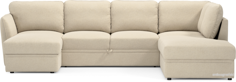 Öland Bäddsoffa med schäslong vänster och divan höger i4Zf5 Öland Bäddsoffa med schäslong vänster och divan höger i4Zf5