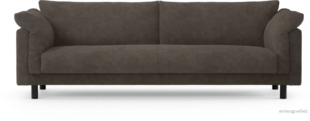 Cherrie 4-sits soffa, hel dyna, fast klädsel iOq1M