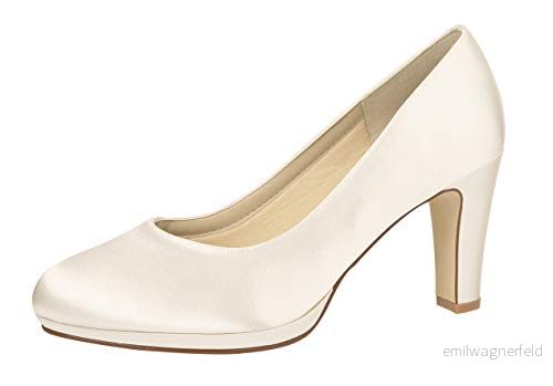 Rainbow Club Grace pump för kvinnor, Elfenben kräm, 38 EU 5055186683962