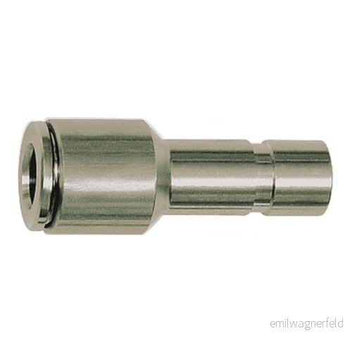 RIEGLER 110443 59.1008 ES rak kontaktanslutning, uttag 10 mm, röd. för slangdiameter 8, 1 st. 4047322387408
