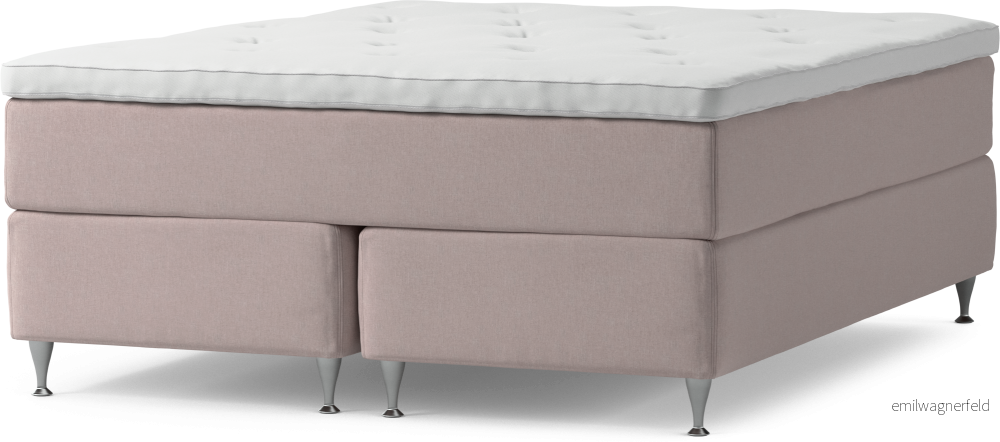 Delux Dream Kontinentalsäng, dubbelsäng med bäddmadrass och sängben 1jZ1w