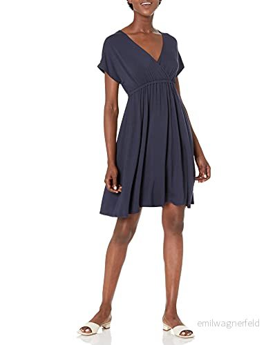 Amazon Essentials Women's Röklinklänning (finns i plusstorlek), Marinblå, L 195111905280