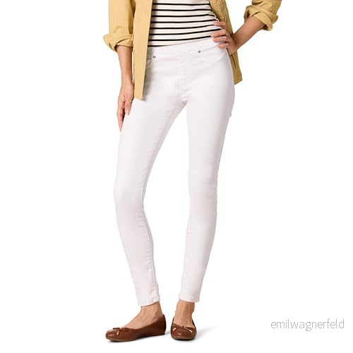 Amazon Essentials kvinnors stretch pull on jegging (finns i plusstorlek), vit, 18 193548225216