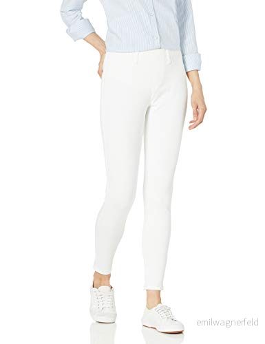 Amazon Essentials dam pull on stickad jegging (finns i plusstorlek), vit, medium 194223827480
