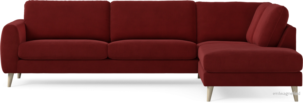Bridge 3-sits soffa med divan höger qK88k