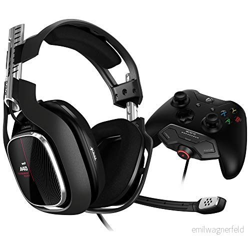 ASTRO Gaming A40 TR, spelheadset med kabel, MixAmp M80, Audio V2, Dolby ATMOS, utbytbar mikrofon, spel/röstbalans, kompatibelt Xbox Series XS, One svart/grön 5099206082946