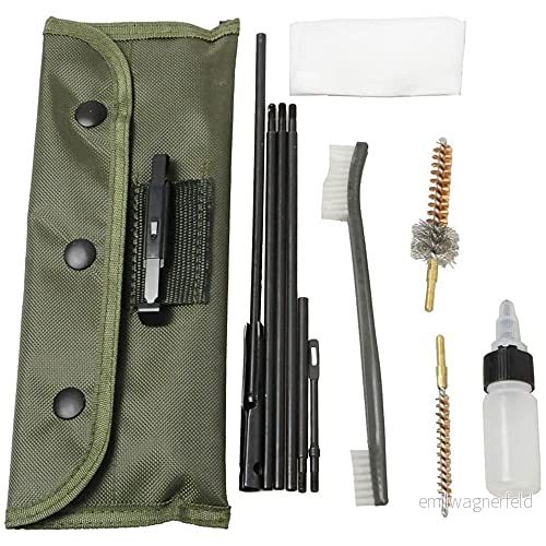 ANCLLO Rengöringssatser Rifle Bore Cleaning Kit Set Shot Cleaner Brush Rod Underhåll för .22cal .223 556 kaliber med hållbara påsatillbehör 718115179336
