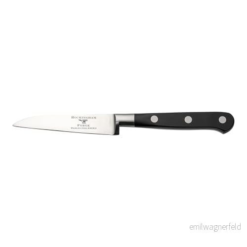 Rockingham Forge FRF 10 cm verktygskniv, helt smidd, handtag av pakkawood Svart 9009PA 5019311958448