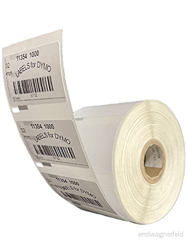 LEYF etiketter för etikettskrivare 11354 1 rulle pack x 000 st. per = etiketter, självhäftande, kompatibel med etikettskrivare, 57 32 mm 716706707876