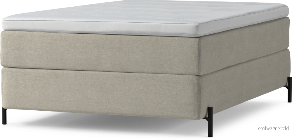 Delux Dream Kontinentalsäng, enkelsäng 140 cm med bäddmadrass och sängben lL8zV