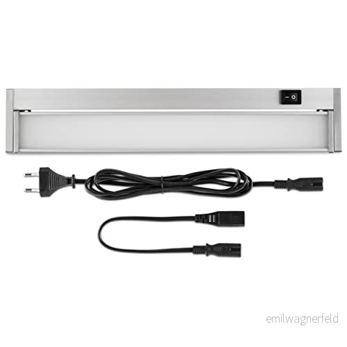 REV 2402501640 Terra, LED infälld belysning utbyggbar, 35 cm, 25 000 h, 8 W, 600 lu, silver 4048599113936