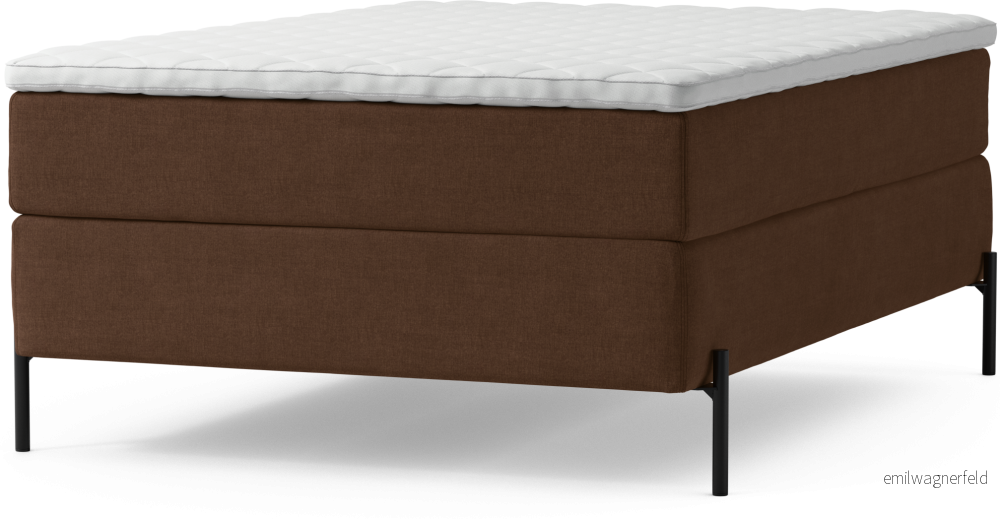 Delux Dream Kontinentalsäng, enkelsäng 140 cm med bäddmadrass och sängben wyRzI