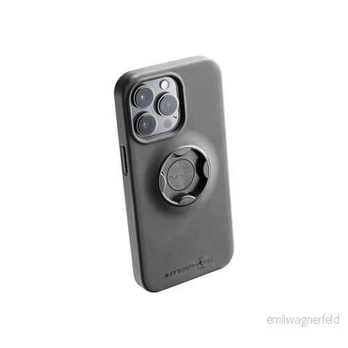 INTERPHONE Sistema Modulare Quiklox Supporto Porta Cellulare Moto Cover Custodia Dedicata iPhone 14 PRO per Attacchi Manubrio o Specchietto Aggancio Sgancio Rapido 8018080453069