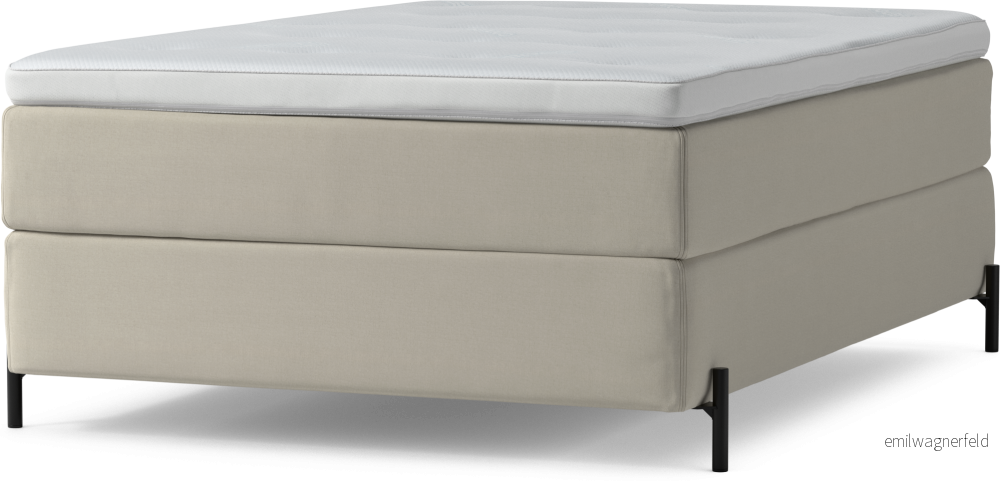 Delux Dream Kontinentalsäng, enkelsäng 140 cm med bäddmadrass och sängben WNtF0