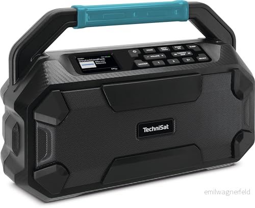TechniSat Viola 231 OD Makita batteri kompatibel byggarbetsplatsradio (DAB+, FM, AUX in, Bluetooth, IPX4 stänksäker, 2 x 15 W stereohögtalare) 4019588029675